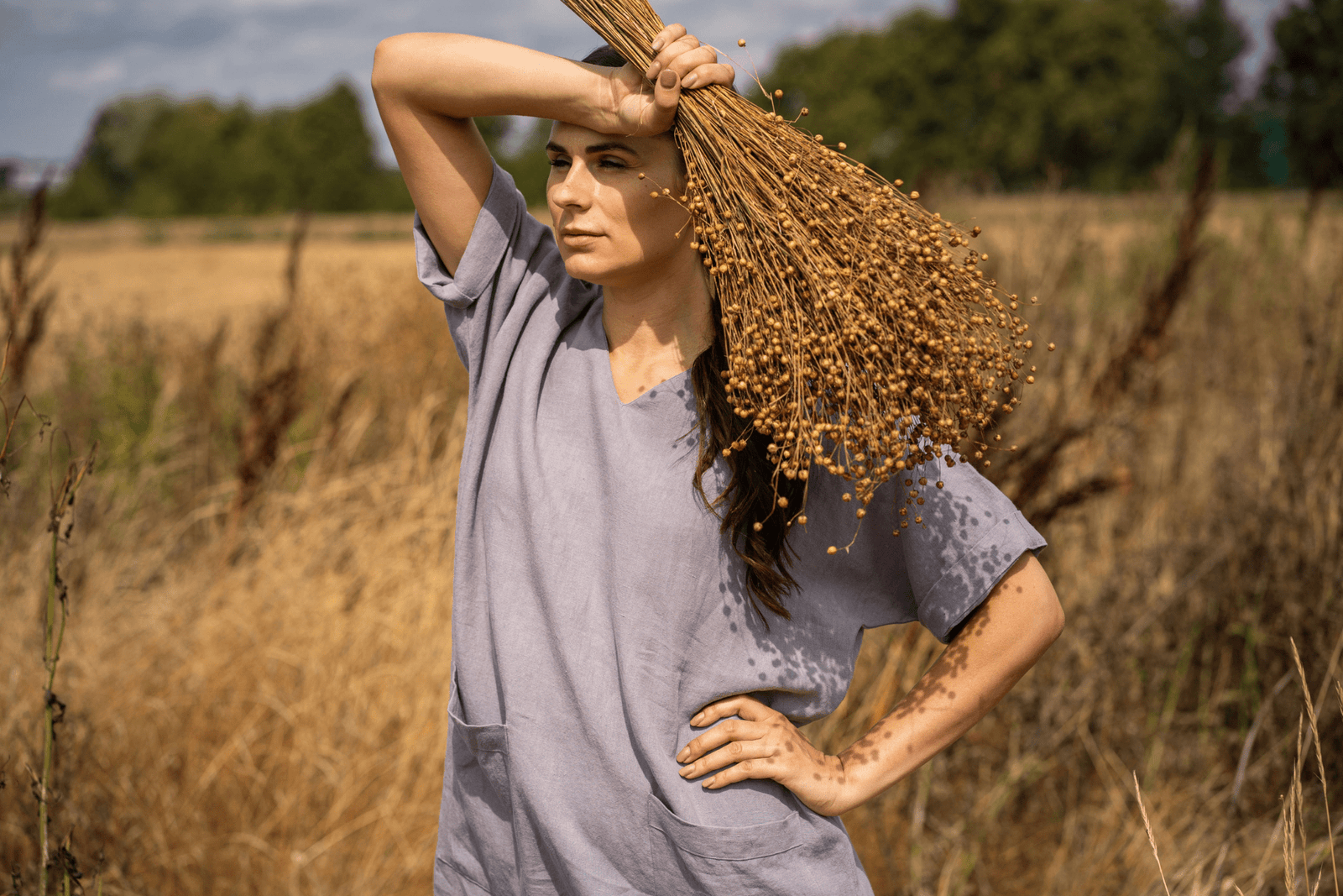 From Flax to Linen Clothing: Long Journey in Short