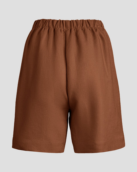 Packshot toont de achterkant van de korte broek.