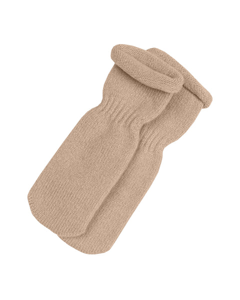 Kids' Knit Baby Socks/Mittens Merino & Cashmere Creamy Beige