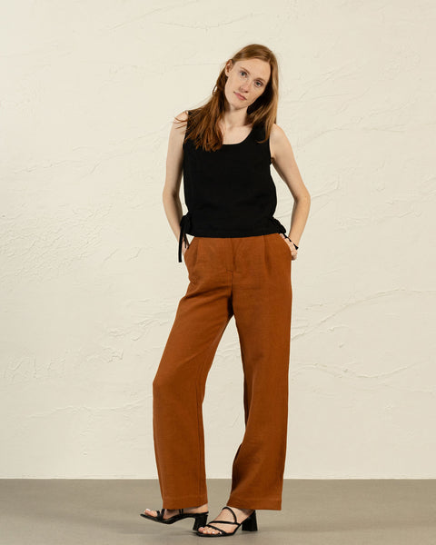 Crop Top with Side Ribbons Audrey