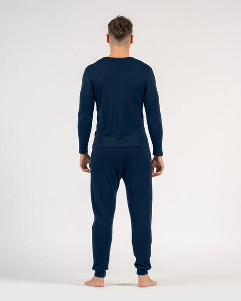 Heren 250 Merino Joggingbroek Donkerblauw