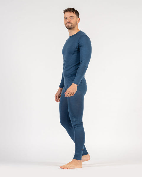Men's 160 Long Sleeve & Bottom 2-Piece Denim