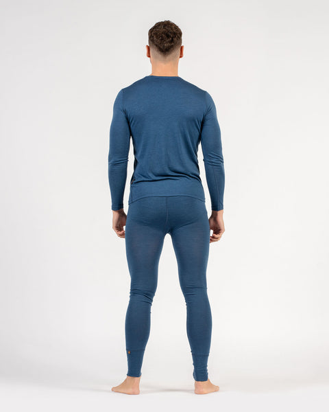 Men's 160 Long Sleeve & Bottom 2-Piece Denim