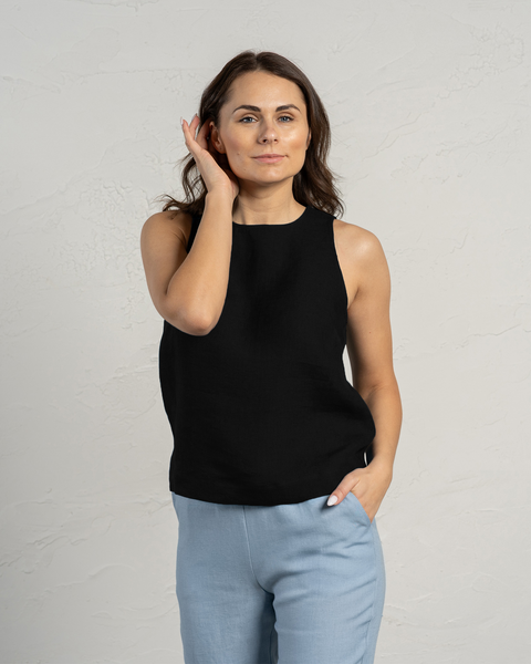 Hoge Hals Top Nina