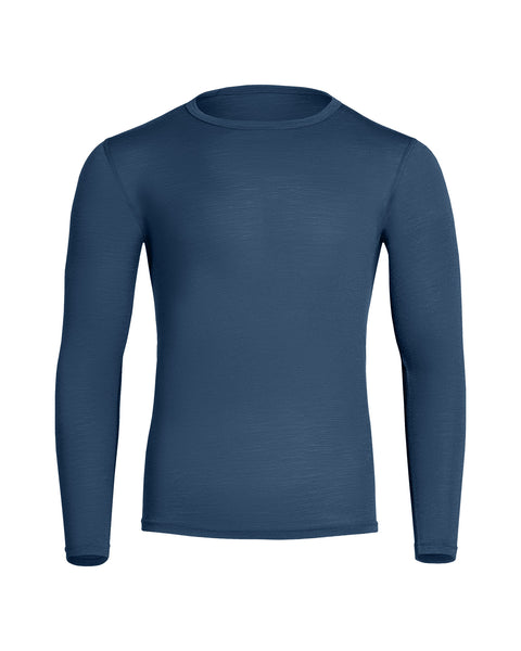 Heren 160 Thermisch Lange Mouw Shirt Denim
