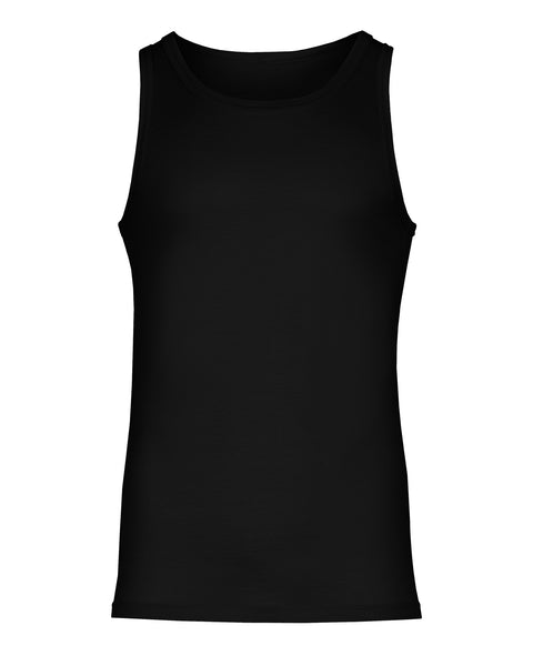Men's Merino Tank Top Black