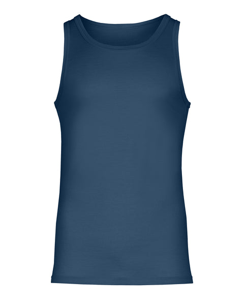 Men's Merino Tank Top Denim