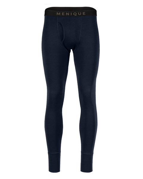 Thermo-onderbroek van merinowol 250 voor heren Marineblauw