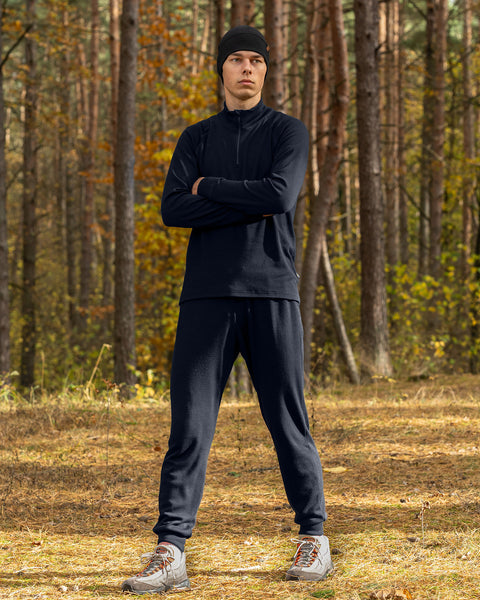 Joggingbroek voor heren 250gsm Donkerblauw
