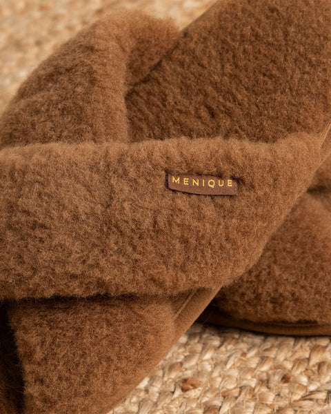 Women's Cross Fluffy Slippers