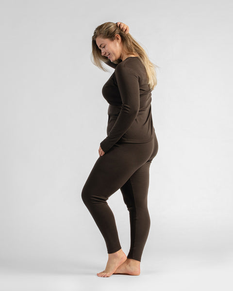 Dameslegging 250 Chocoladebruin
