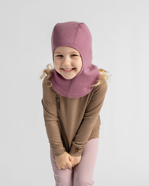 Balaclava met open gezicht van 250 merinowol voor kinderen