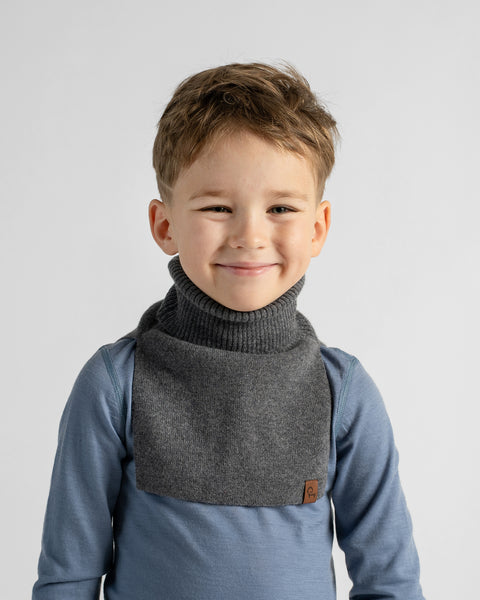 Kindergebreide colwarmer van kasjmiermix