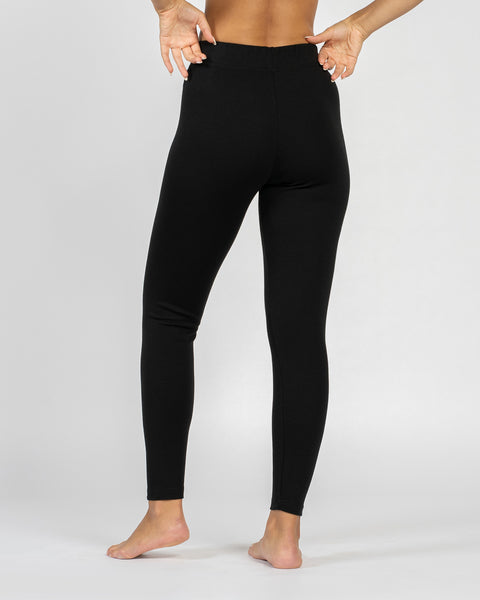 Women's 250 Long Sleeve &amp; Leggings 2-Piece Black