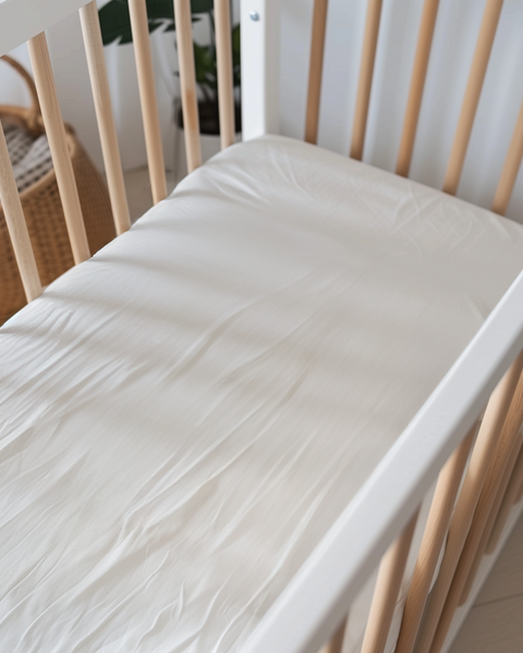 Linen Flat Sheet for baby Crib