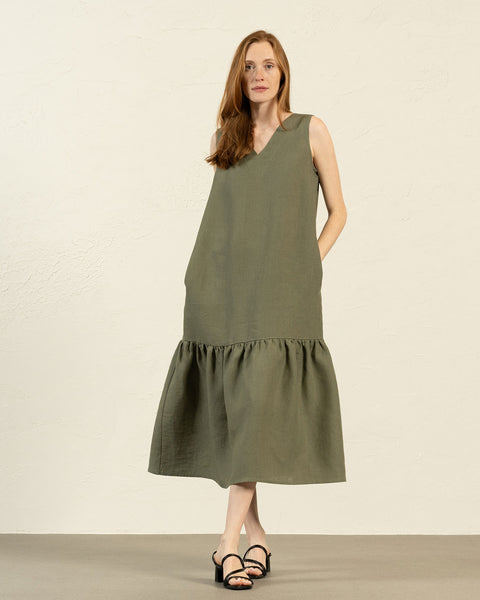 Maxi Dress Aurora Stone Green