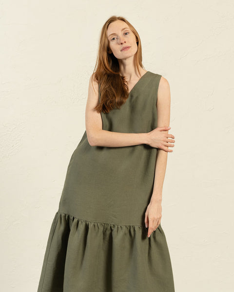Maxi Dress Aurora Stone Green