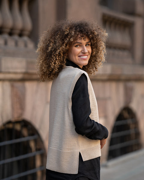 Women's Merino Wool Vest ISLA