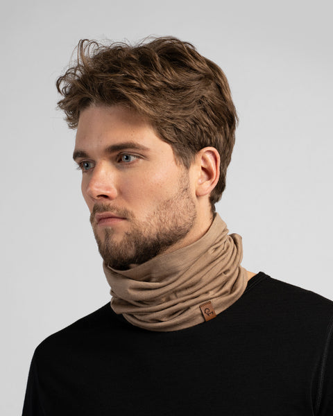 100% Merinowollen Lange Nekwarmer Voor Heren