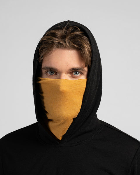 100% Merinowollen Lange Nekwarmer Voor Heren