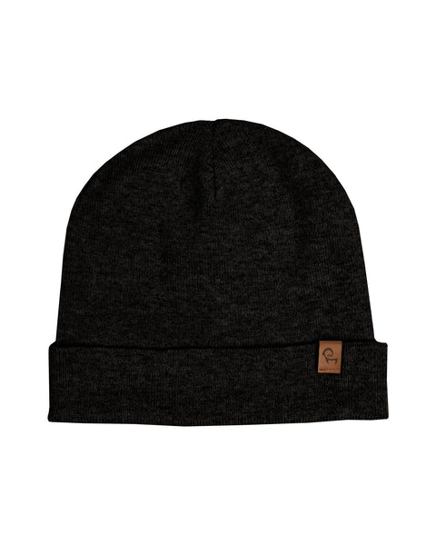 Women's Knit Beanie Merino &amp; Cashmere Black