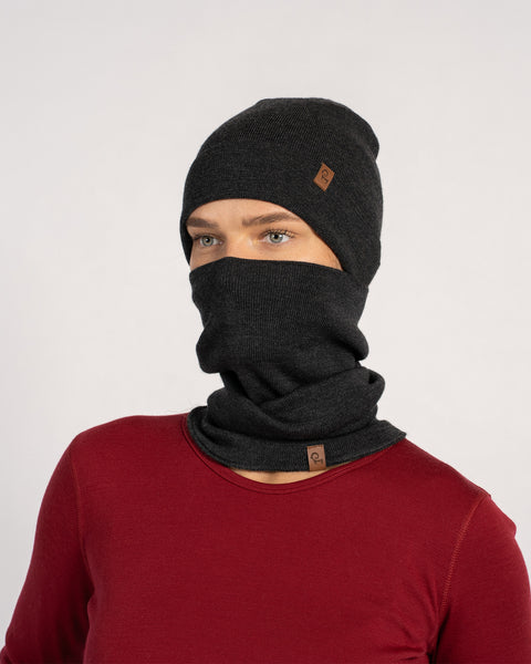 Women's Merino Wool Liner Gaiter &amp; Beanie 2-Piece