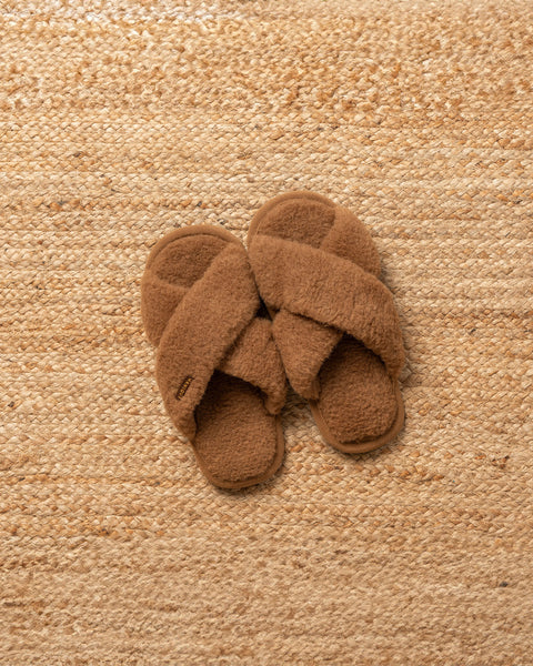 Women's Cross Fluffy Slippers