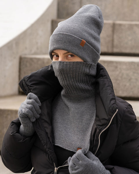 Women's Dickie Neck Warmer Knitted Merino