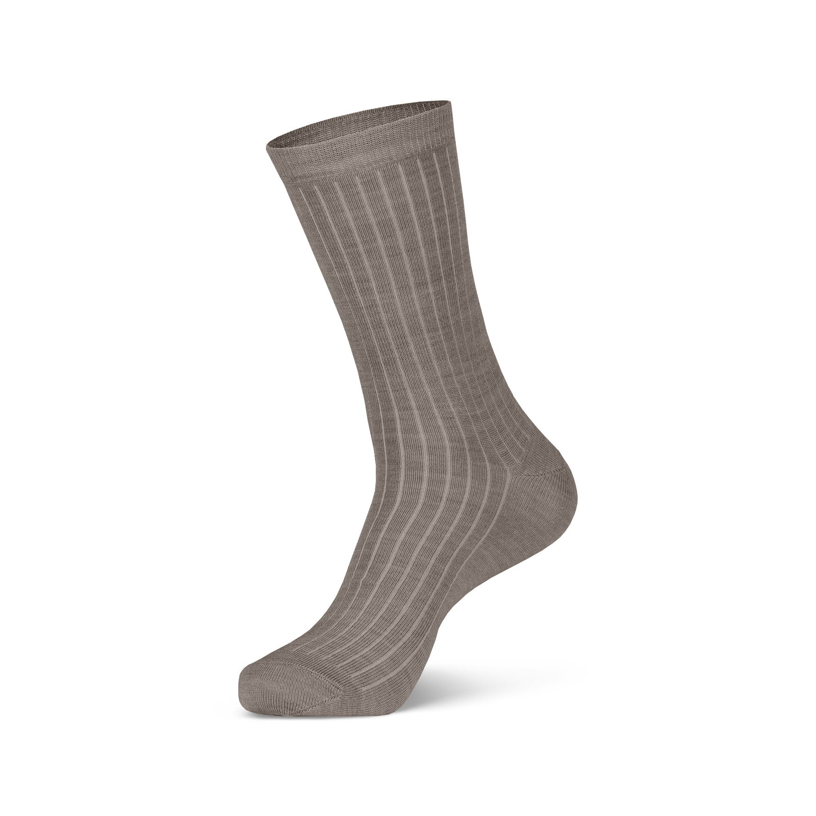 Dames Merino Rib Kousen met boord in alle 5 beschikbare kleuren, waaronder zwart, lichtgrijs, naturel en beige.