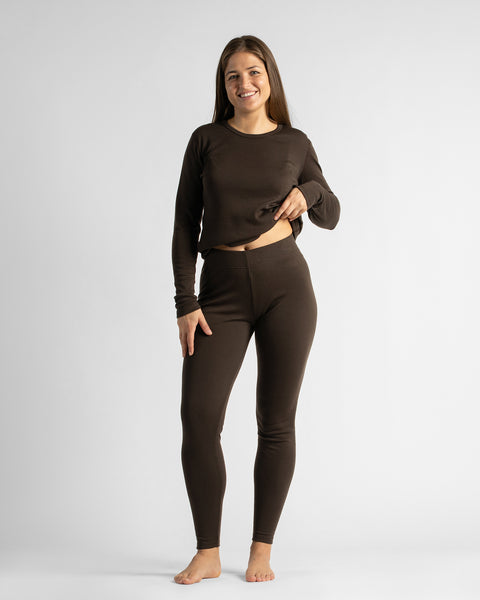 Dameslegging 250 Chocoladebruin