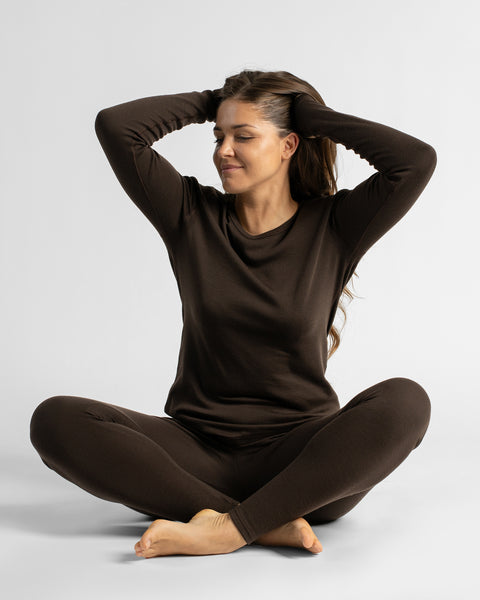 Dameslegging 250 Chocoladebruin