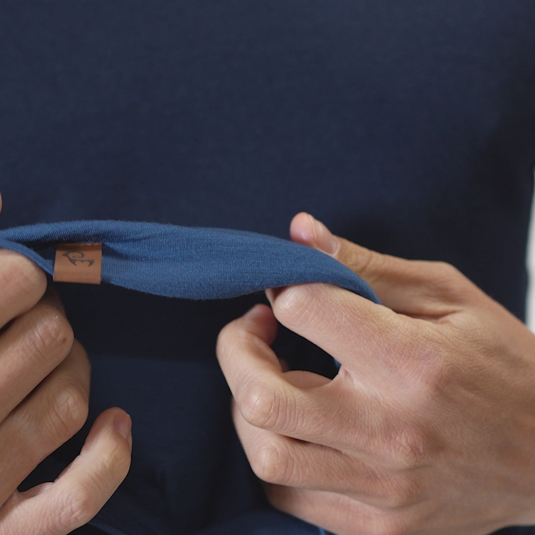 Men's Merino Beanie Denim