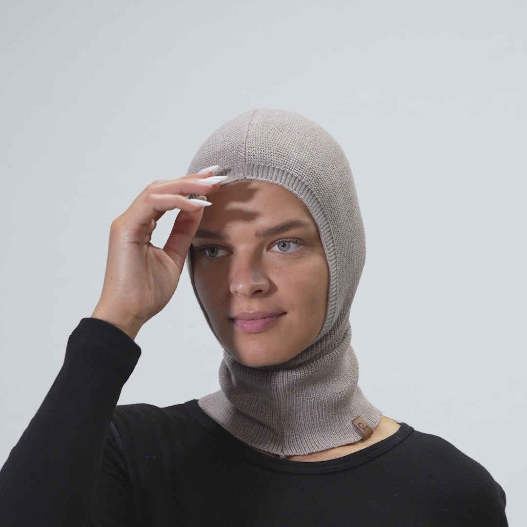 Merino Wool Liner Balaclava for Women